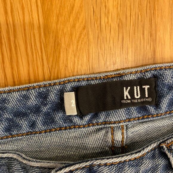 KUT From The Kloth Reese Fab Ab Ankle Straight Leg Button Fly - 2 - Picture 8 of 15